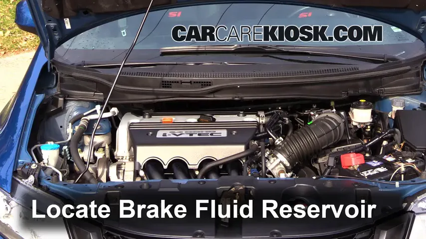 2013 Honda Civic Si 2.4L 4 Cyl. Sedan Brake Fluid Add Fluid